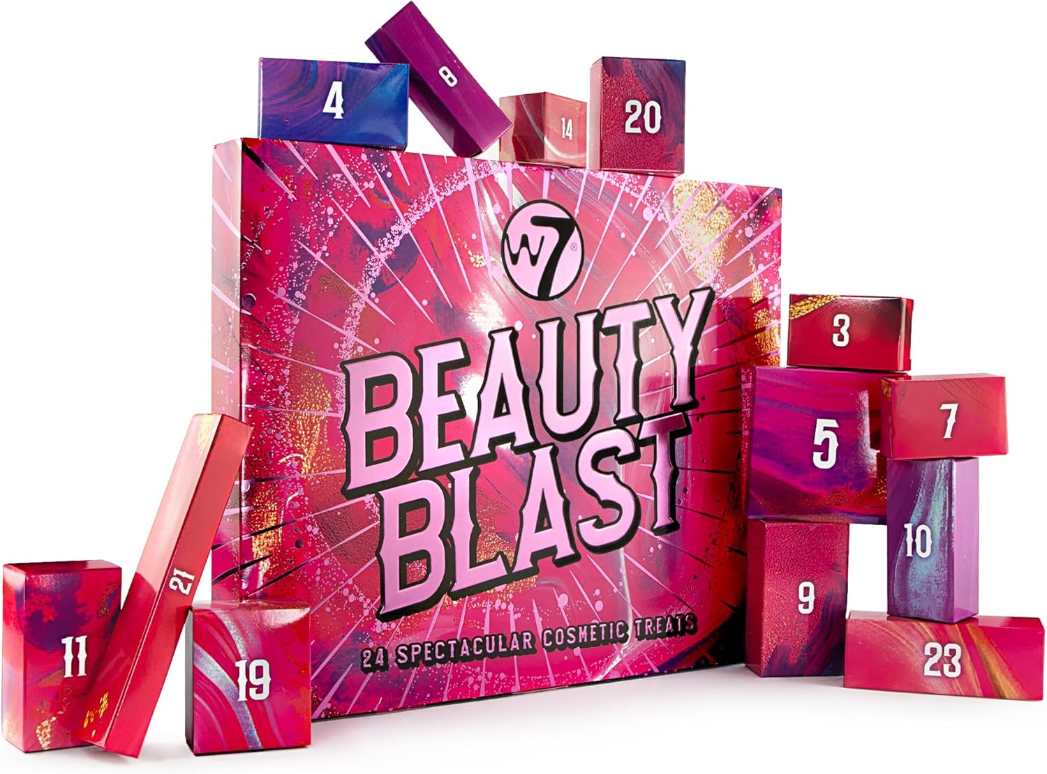 W7 Calendario de Adviento 2024 W7 Beauty Blast 2024